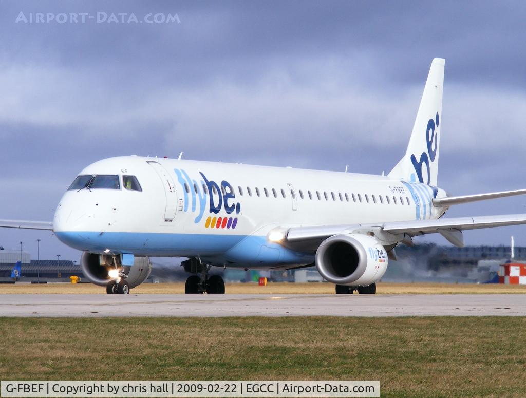 G-FBEF, 2007 Embraer 195LR (ERJ-190-200LR) C/N 19000104, flybe