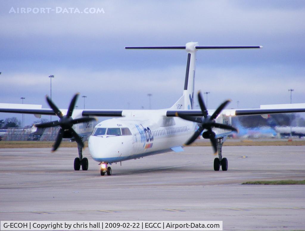 G-ECOH, 2008 De Havilland Canada DHC-8-402Q Dash 8 C/N 4221, flybe