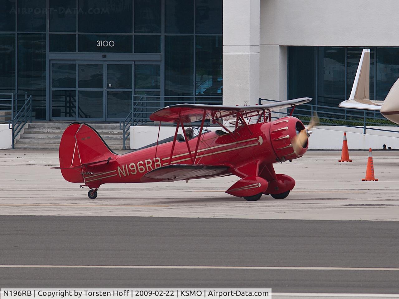 N196RB, 1996 Waco YMF C/N F5C-071, N196RB taxiing
