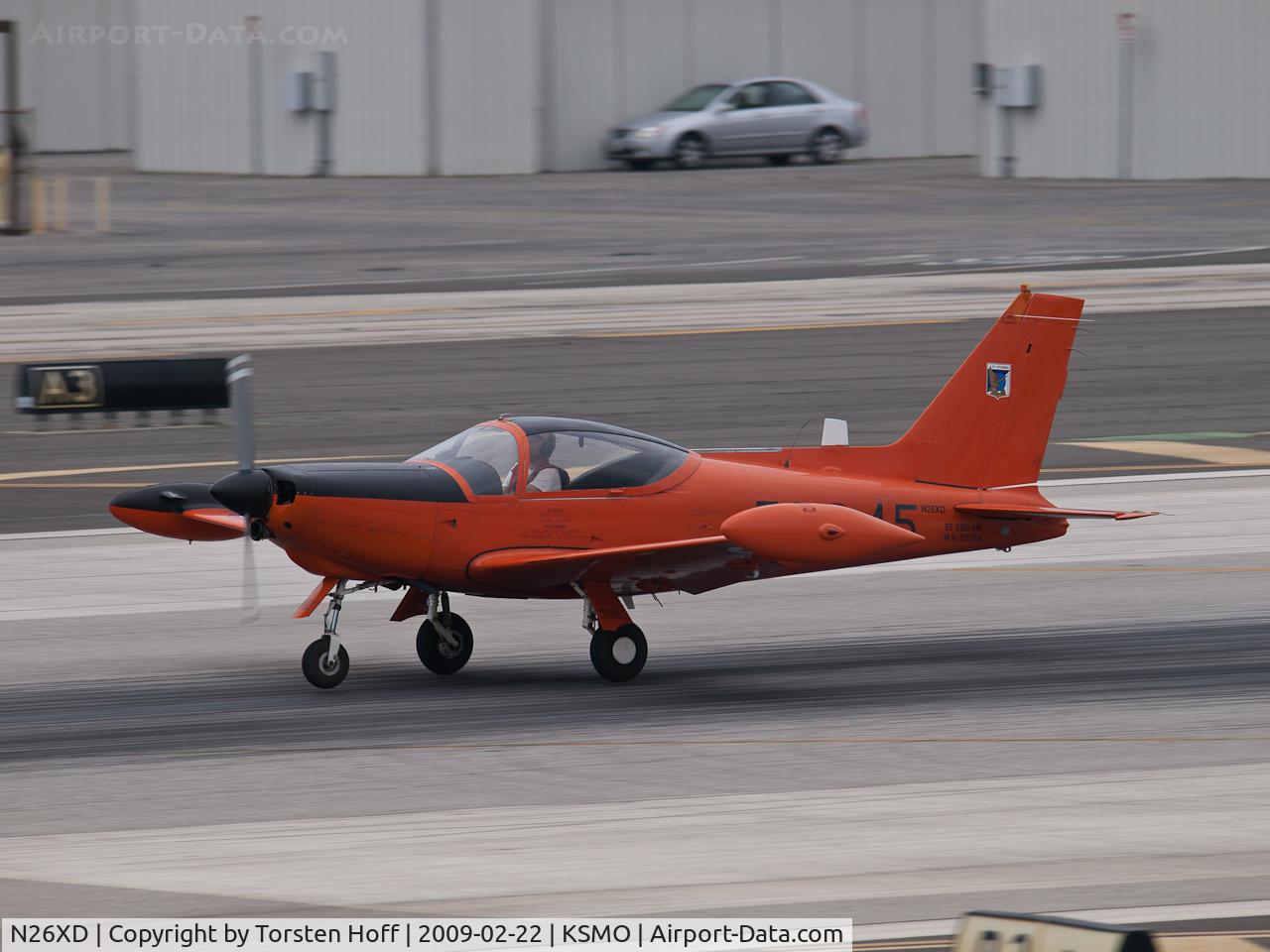 N26XD, 1987 SIAI-Marchetti F-260C C/N 40-016, N26XD arriving on RWY 21