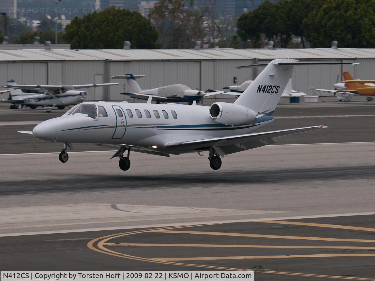 N412CS, 2006 Cessna 525B CitationJet CJ3 C/N 525B0059, N412CS arriving on RWY 21