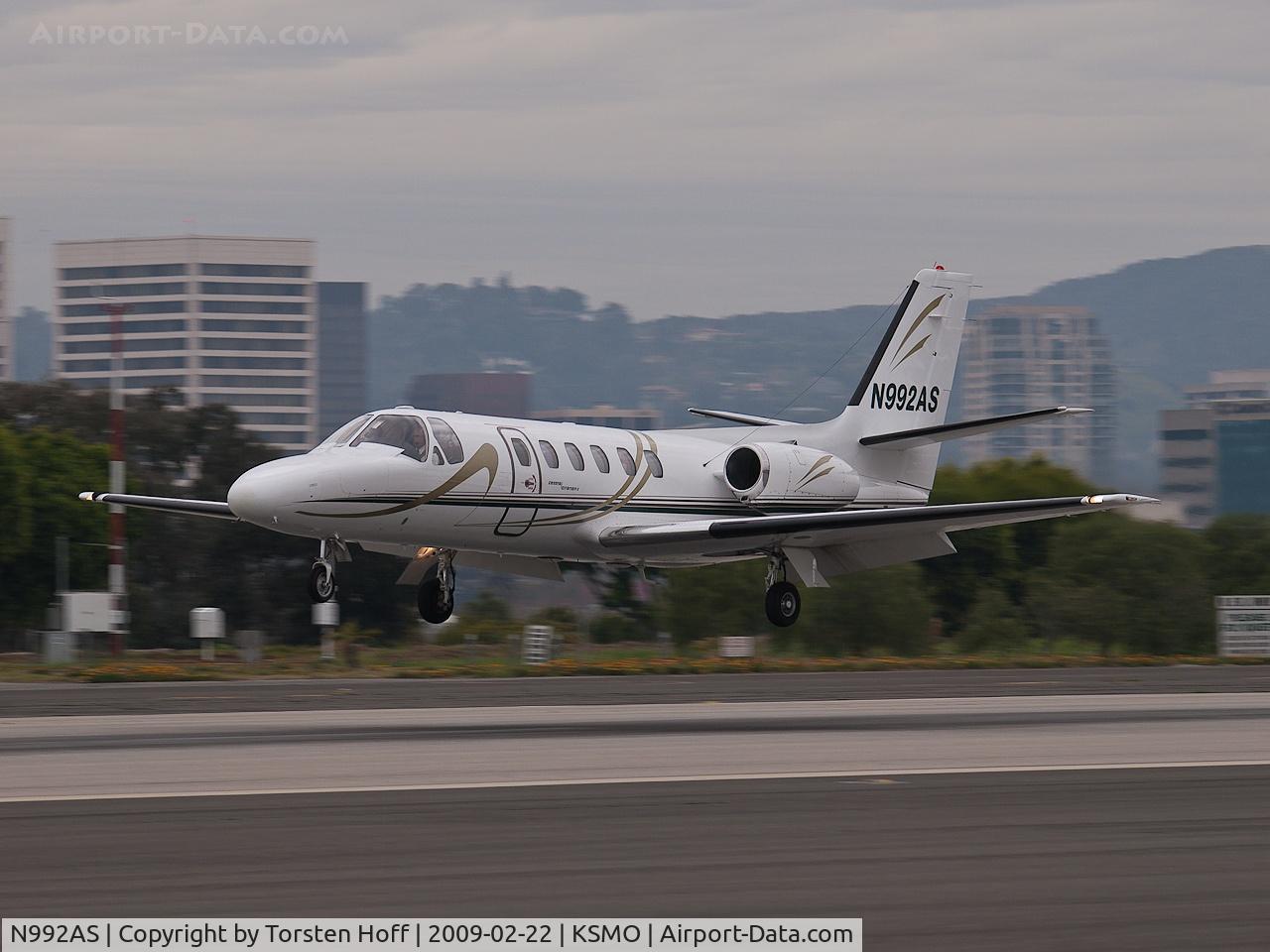 N992AS, 1979 Cessna 550 Citation II C/N 550-0338, N992AS arriving on RWY 21