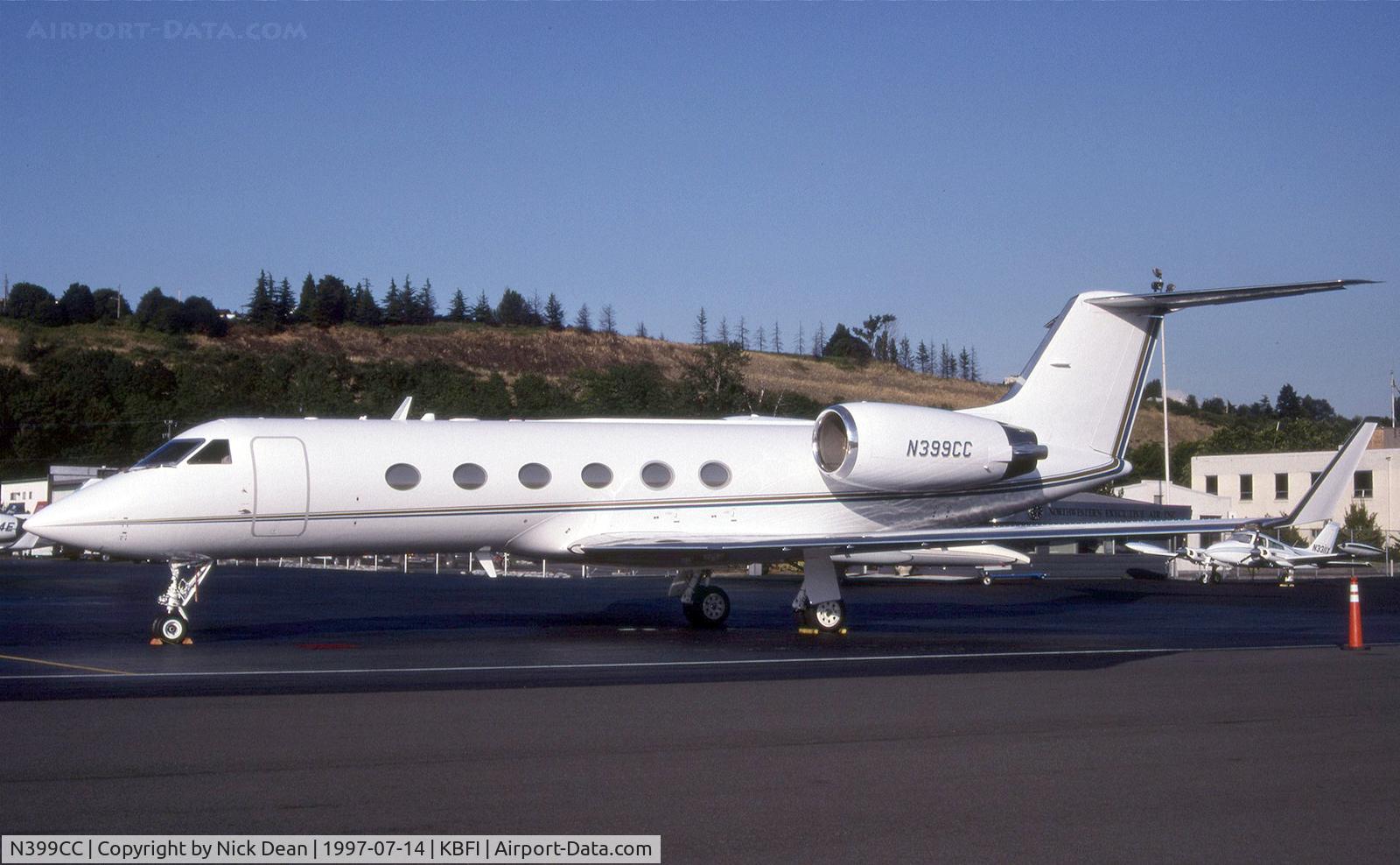 N399CC, 1988 Gulfstream Aerospace Gulfstream IV C/N 1051, KBFI