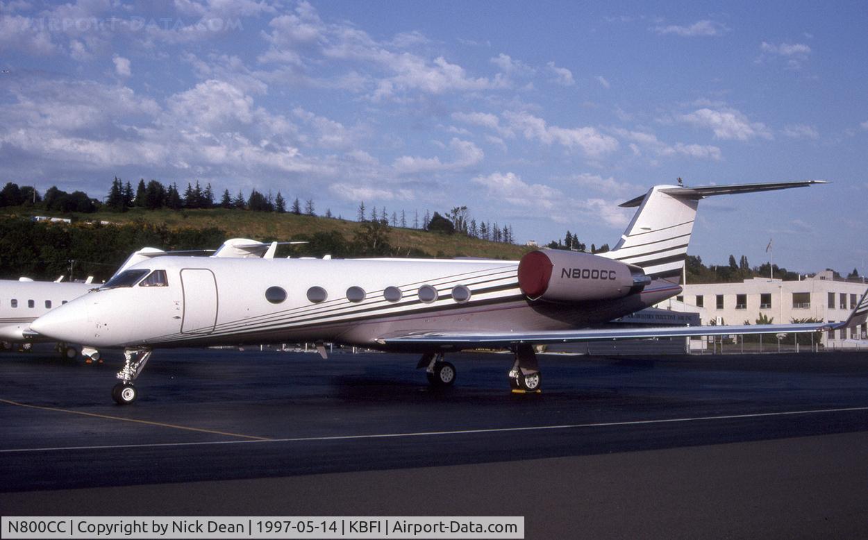 N800CC, 1988 Gulfstream Aerospace Gulfstream IV C/N 1052, KBFI