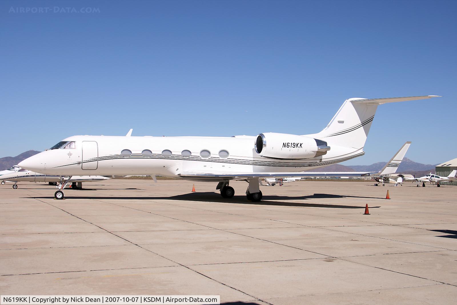 N619KK, 1988 Gulfstream Aerospace G-IV C/N 1062, KSDM