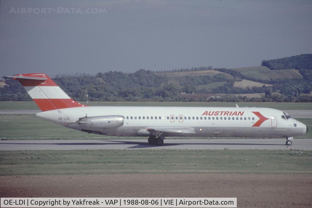 OE-LDI, 1972 Douglas DC-9-32 C/N 47559, Austrian Airlines DC9-32