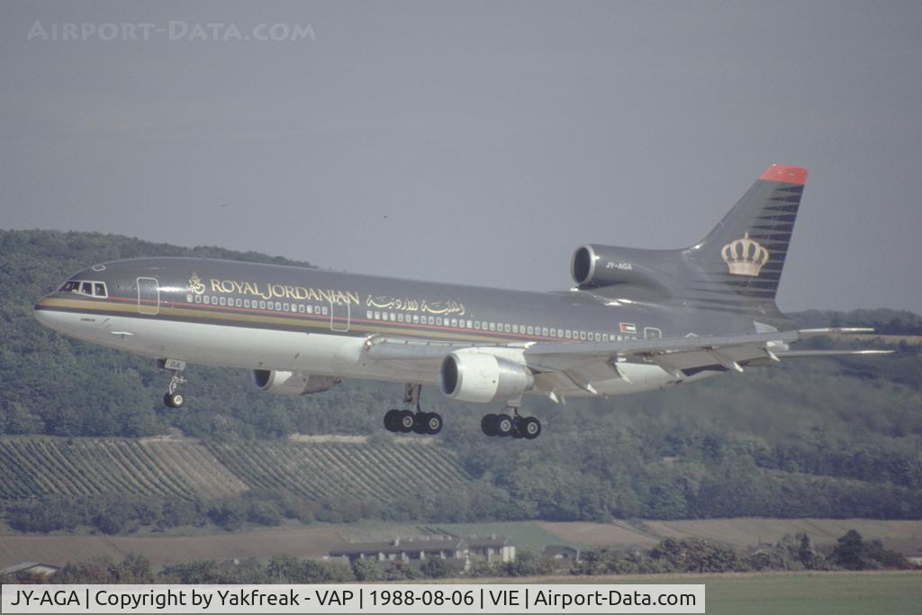 JY-AGA, 1981 Lockheed L-1011-385-3 TriStar 500 C/N 293A-1217, Royal Jordanian Tristar