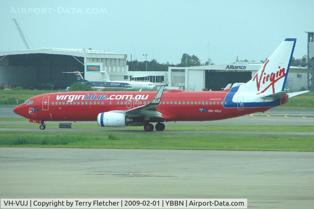 VH-VUJ, 2006 Boeing 737-8FE C/N 34443, Virgin Blue B737 at Brisbane