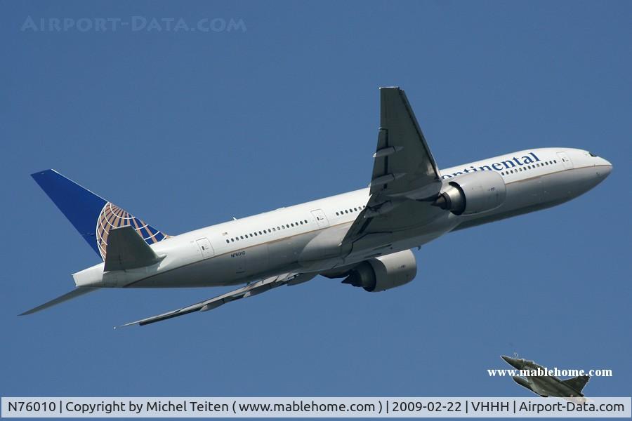 N76010, 1999 Boeing 777-224/ER C/N 29480, Continental Airlines