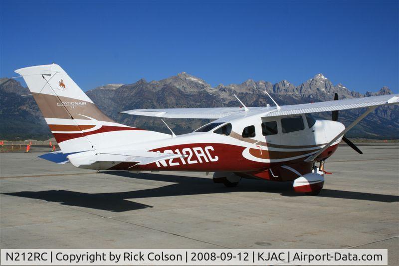 N212RC, 2008 Cessna T206H Turbo Stationair C/N T20608816, New Flight Charters aircraft, available for charter and scenics from Jackson Hole, Wyoming