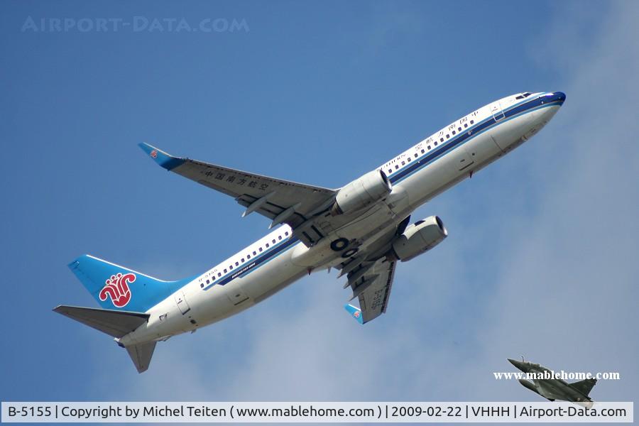 B-5155, 2001 Boeing 737-8K5 C/N 30783, China Southern Airlines
