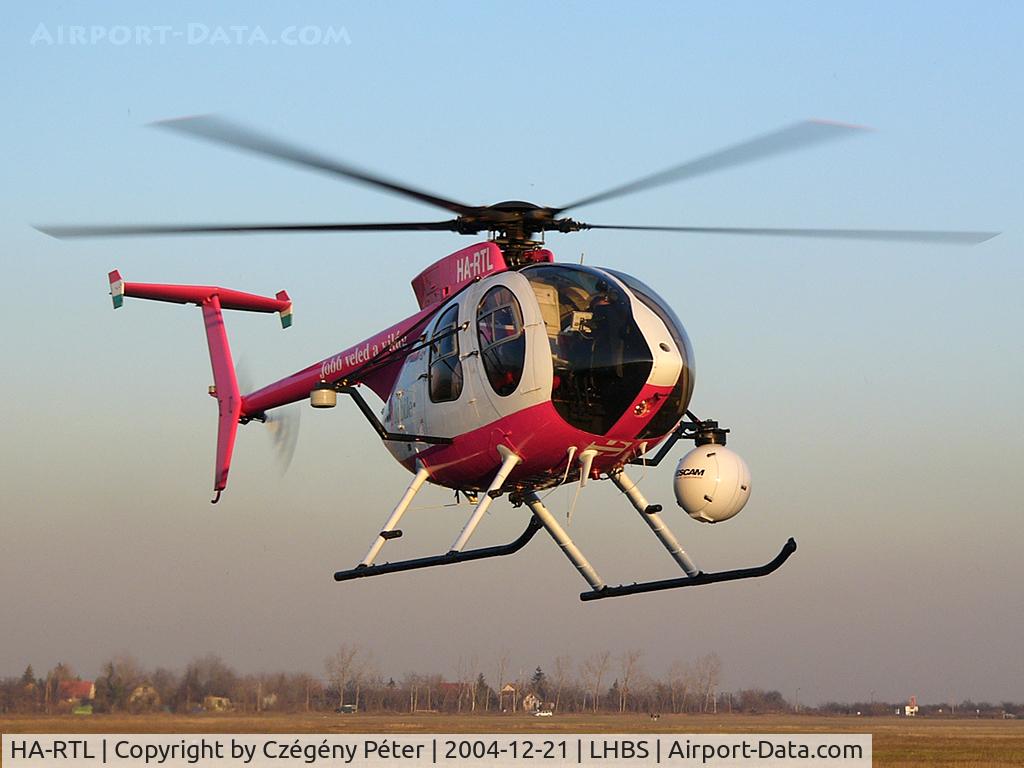 HA-RTL, Hughes 369D C/N 690532D, Used for air shootings with Wescam camera system.