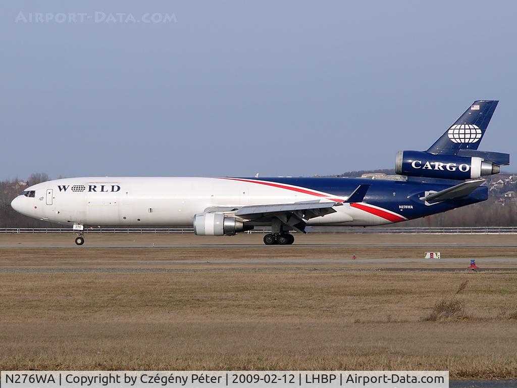 N276WA, 1995 McDonnell Douglas MD-11F C/N 48632, Slowing down on rwy 31R.