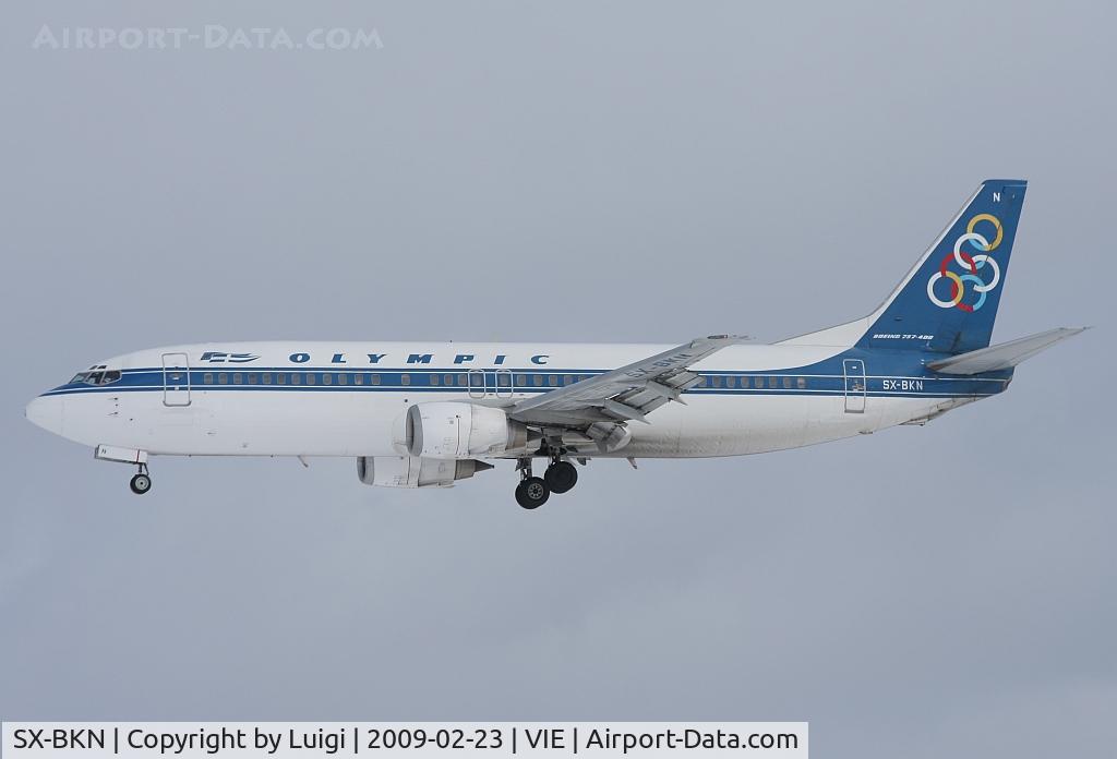 SX-BKN, 1992 Boeing 737-4Q8 C/N 26281/2380, Olympic