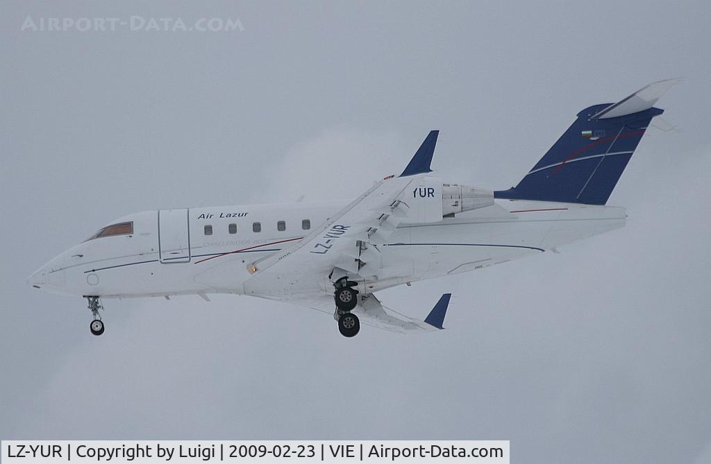 LZ-YUR, 2005 Bombardier Challenger 604 (CL-600-2B16) C/N 5625, Air Lazur