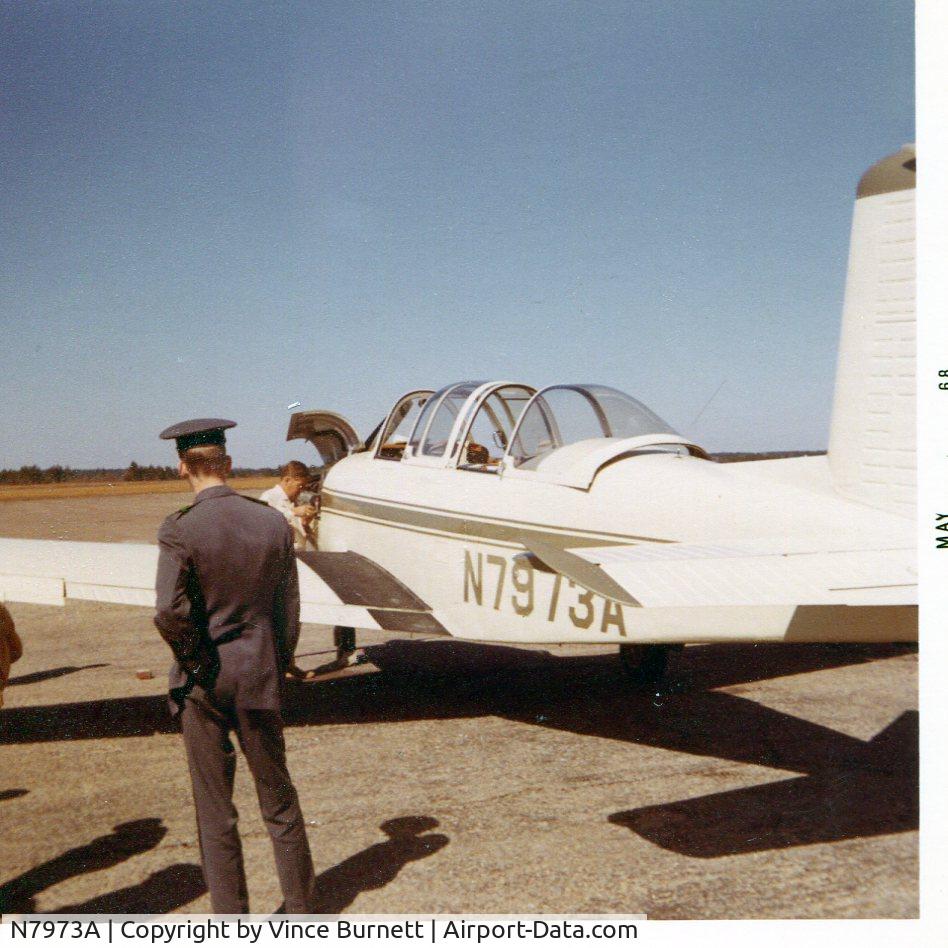 N7973A, 1953 Beech A45 C/N G-85, Fresh paint may, 1968, Camden, SC