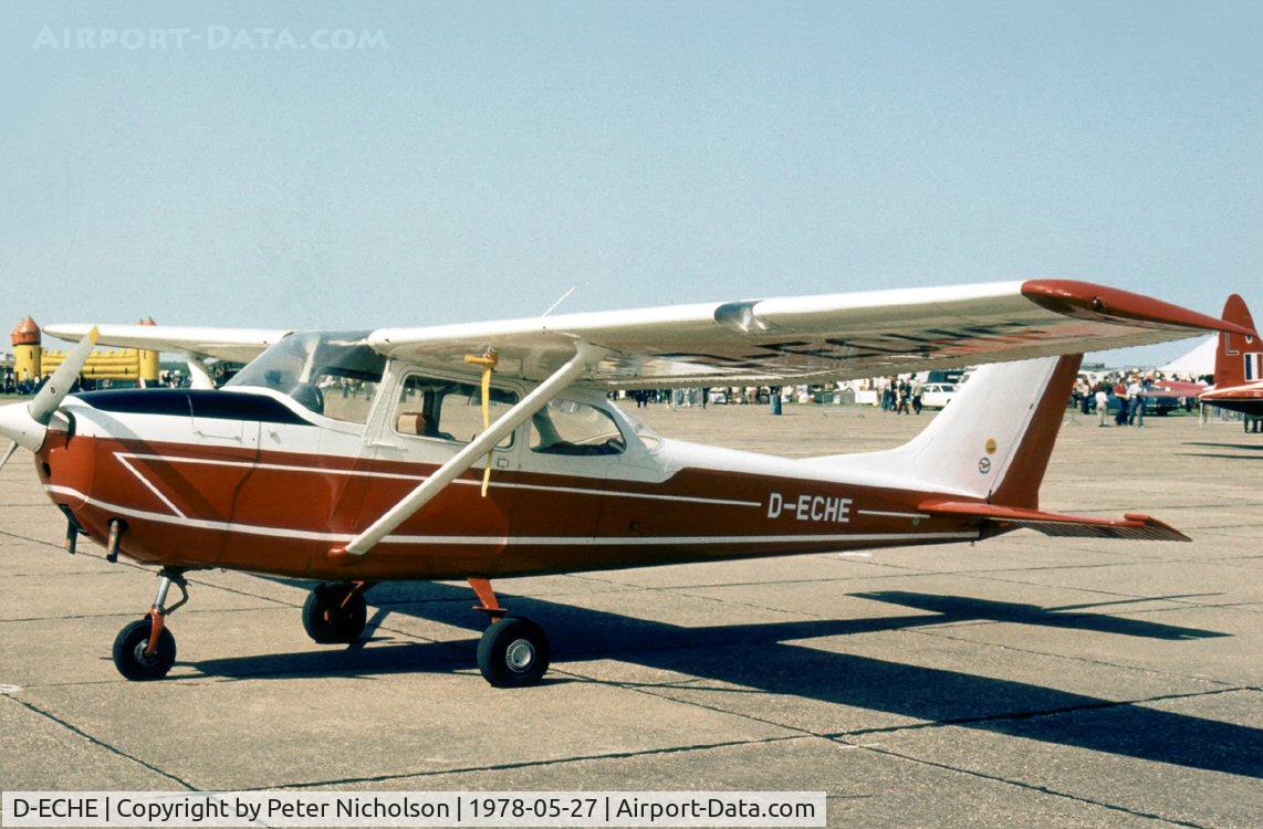 D-ECHE, Reims F172H Skyhawk C/N 0733, This Skyhawk visited the 1978 Bassingbourn Air Show