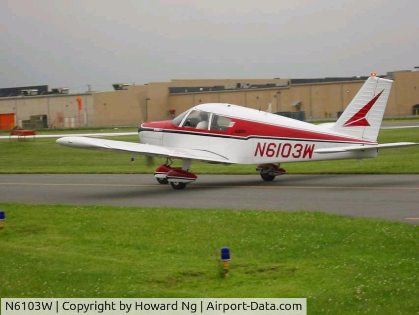 N6103W, 1964 Piper PA-28-140 Cherokee C/N 28-20117, Linden NJ