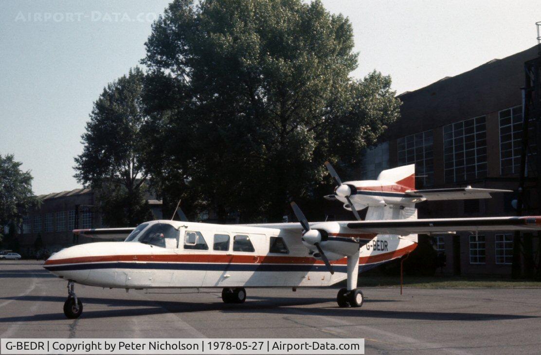 G-BEDR, 1976 Britten-Norman BN-2A Mk.III-2 Trislander C/N 1040, This Trislander attended the 1978 Bassingbourn Air Show.
