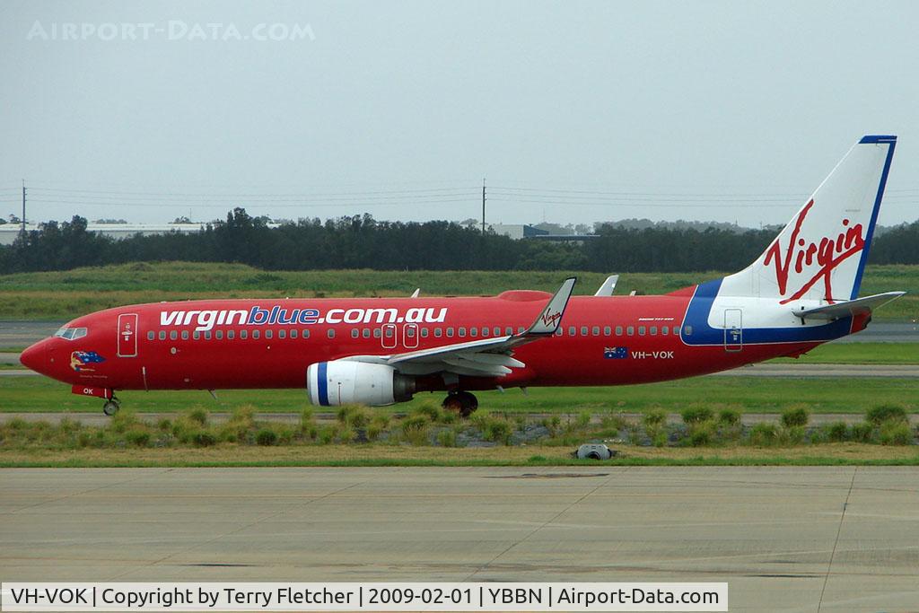 VH-VOK, 2003 Boeing 737-8FE C/N 33758, Virgin Blue B737 at Brisbane