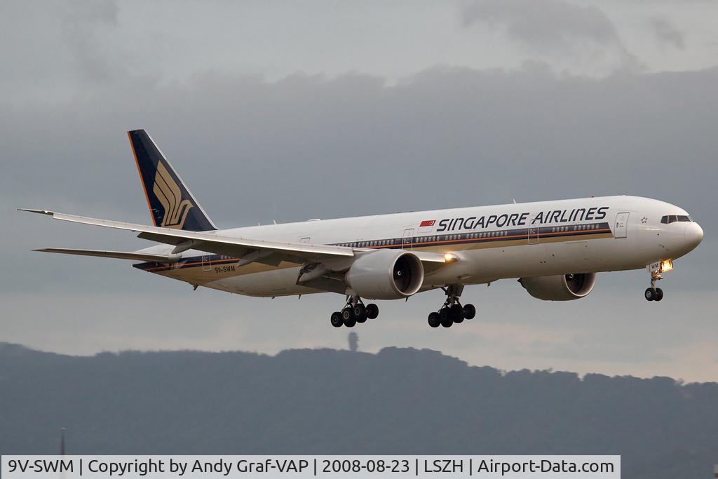 9V-SWM, 2008 Boeing 777-312/ER C/N 34578, Singapore Airlines 777-300