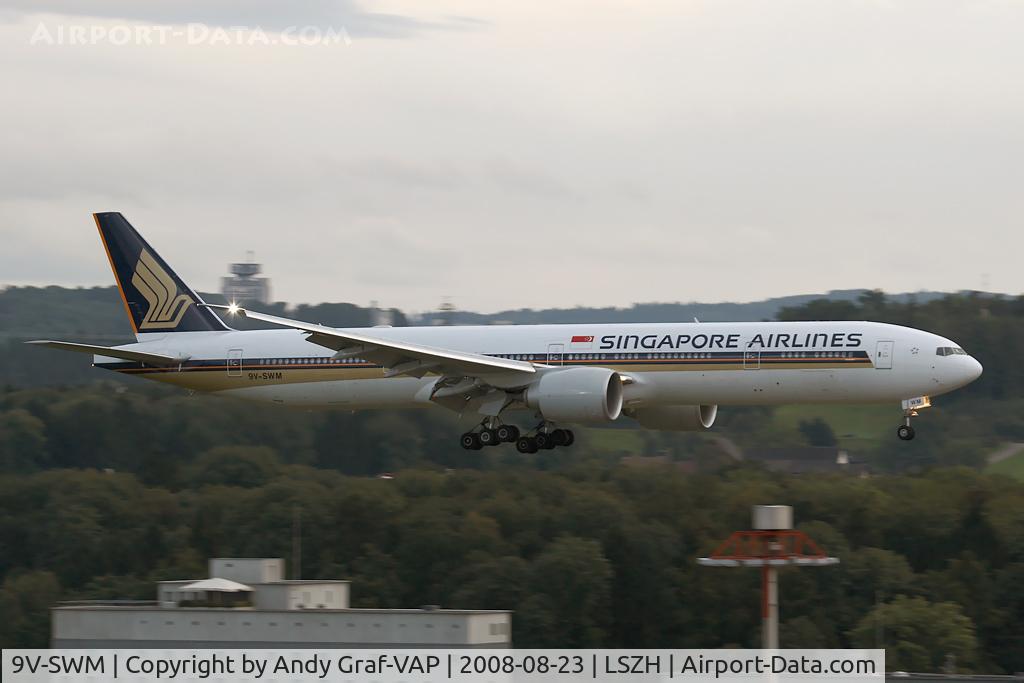 9V-SWM, 2008 Boeing 777-312/ER C/N 34578, Singapore Airlines 777-300