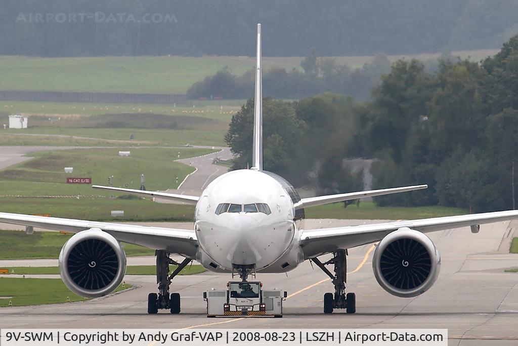 9V-SWM, 2008 Boeing 777-312/ER C/N 34578, Singapore Airlines 777-300