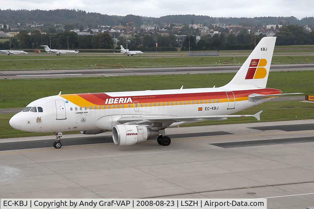 EC-KBJ, 2007 Airbus A319-111 C/N 3054, Iberia A319