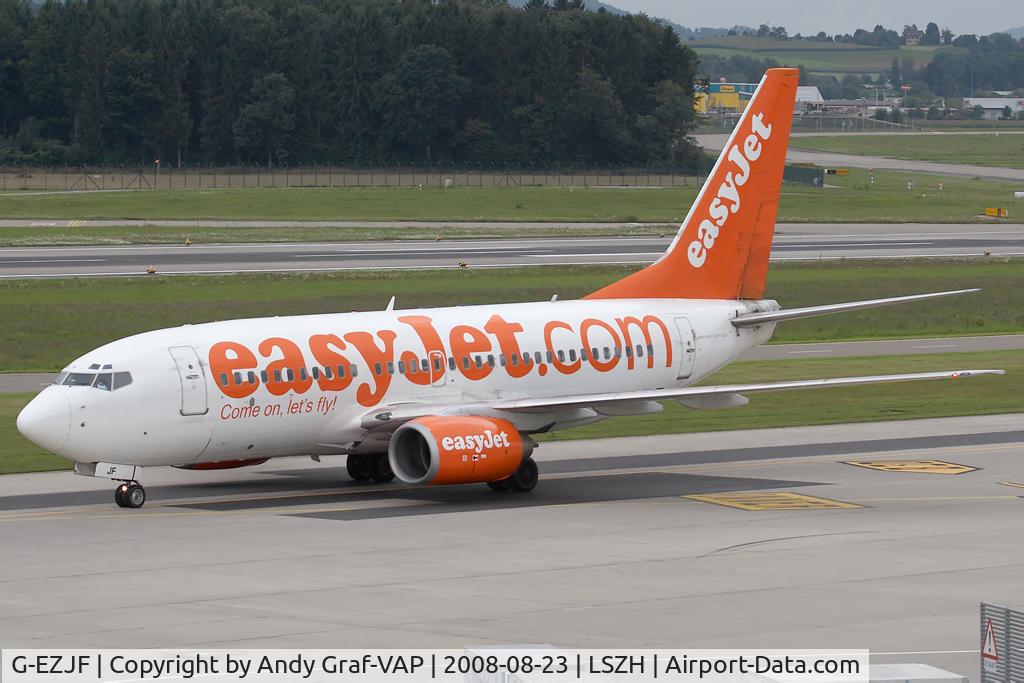 G-EZJF, 2001 Boeing 737-73V C/N 30243, Easyjet 737-700