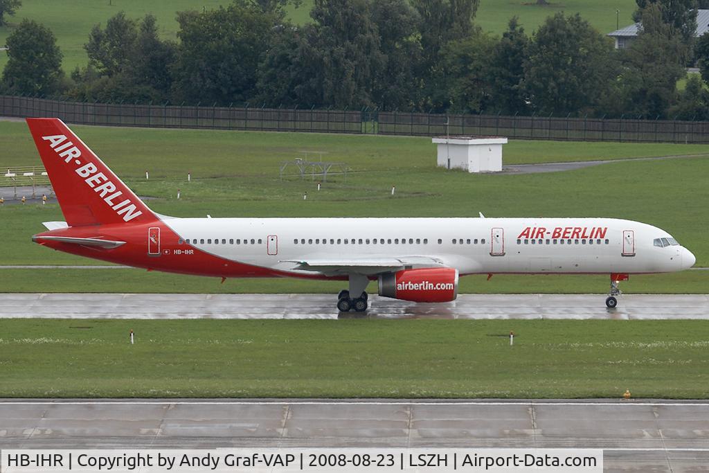 HB-IHR, 2000 Boeing 757-2G5 C/N 29379, Air Berlin 757-200