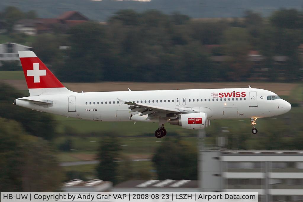 HB-IJW, 2003 Airbus A320-214 C/N 2134, SWISS A320