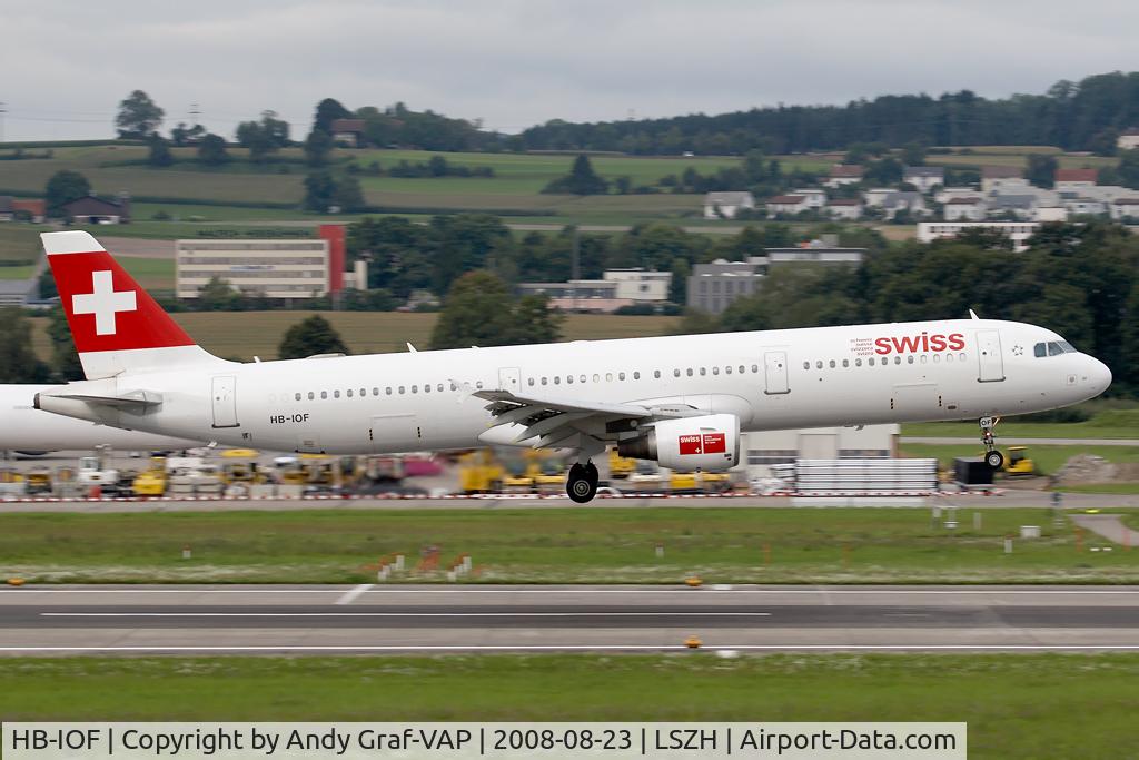 HB-IOF, 1995 Airbus A321-111 C/N 541, SWISS A321