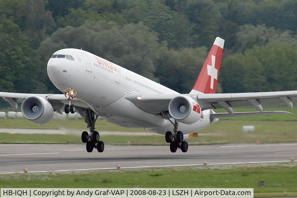 HB-IQH, 1999 Airbus A330-223 C/N 288, SWISS A330-200