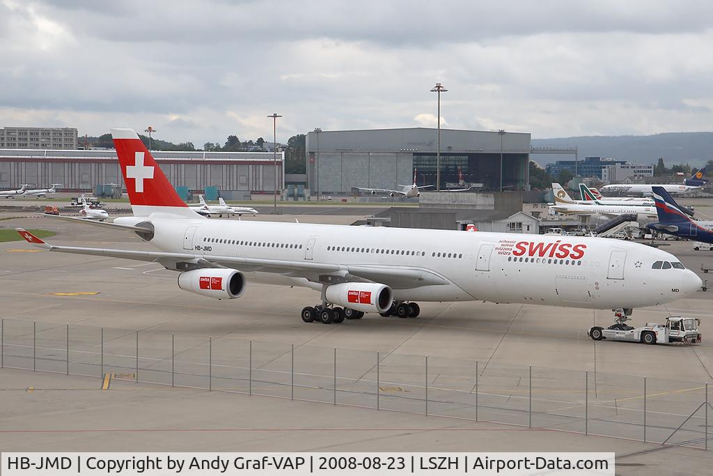 HB-JMD, 2003 Airbus A340-313 C/N 556, SWISS A340-300