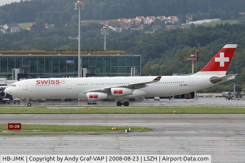 HB-JMK, 1997 Airbus A340-313 C/N 169, SWISS A340-300