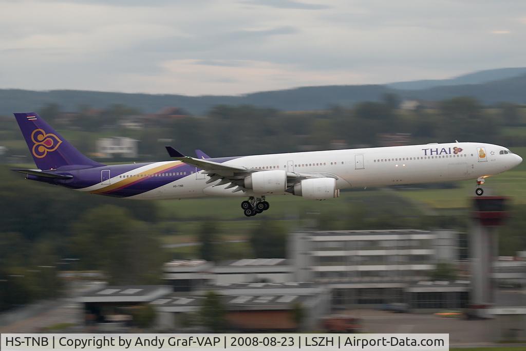HS-TNB, 2005 Airbus A340-642 C/N 681, Thai International A340-600