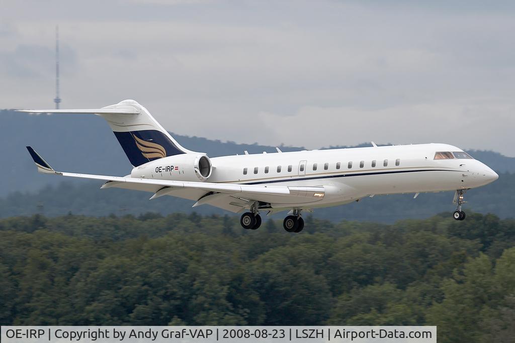 OE-IRP, 2001 Bombardier BD-700-1A10 Global Express XRS C/N 9106, GEX