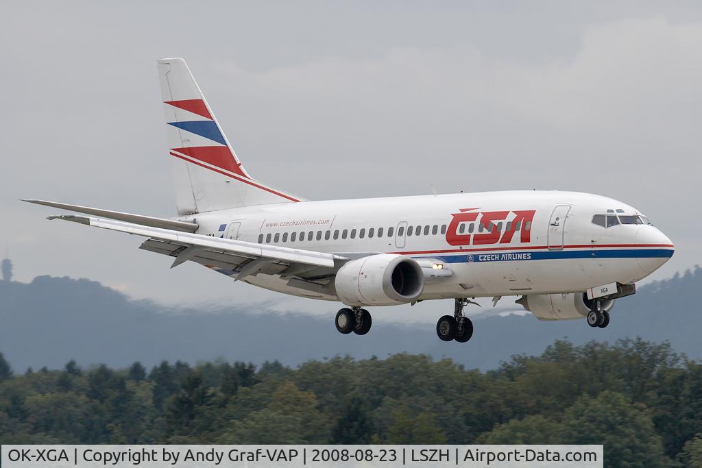 OK-XGA, 1992 Boeing 737-55S C/N 26539, CSA 737-500