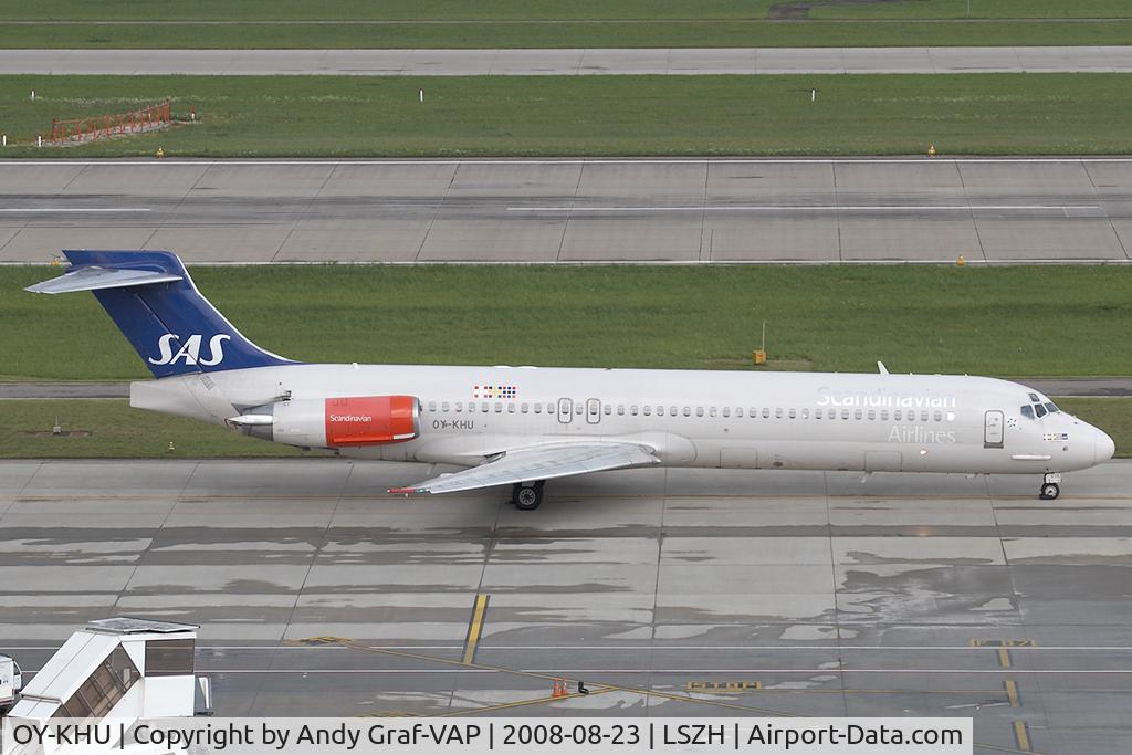 OY-KHU, 1991 McDonnell Douglas MD-87 (DC-9-87) C/N 53336, Scandinavian Airlines MD87