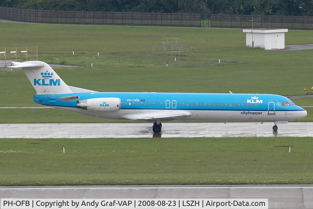 PH-OFB, 1989 Fokker 100 (F-28-0100) C/N 11247, KLM F100