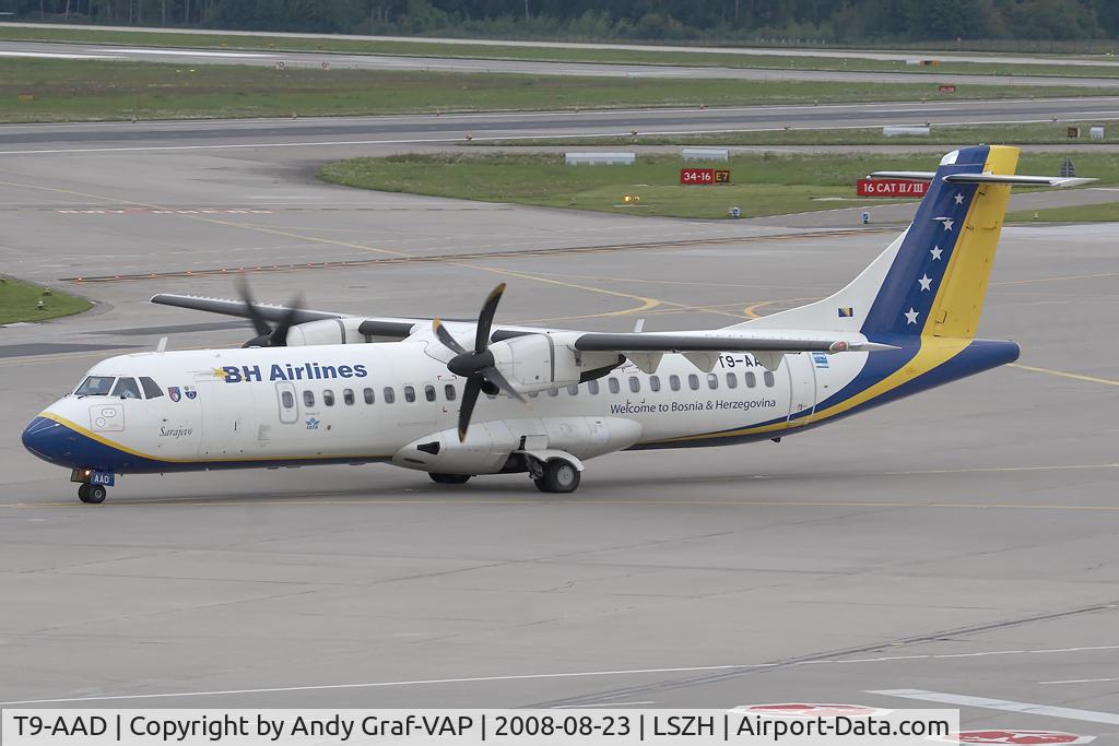 T9-AAD, 1995 ATR 72-212 C/N 464, BH Airlines ATR72
