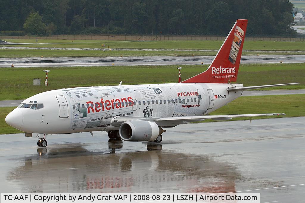 TC-AAF, 1998 Boeing 737-58E C/N 29122, Pegasus 737-500
