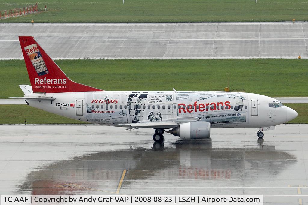 TC-AAF, 1998 Boeing 737-58E C/N 29122, Pegasus 737-500