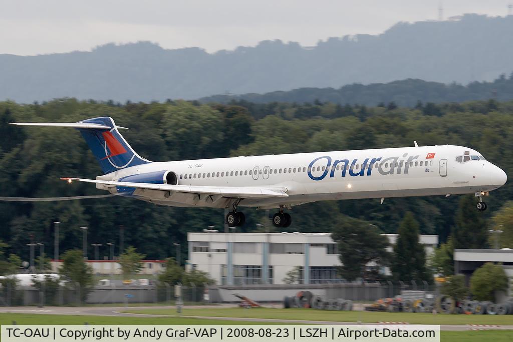 TC-OAU, 1996 McDonnell Douglas MD-83 (DC-9-83) C/N 53488, Onur Air MD88