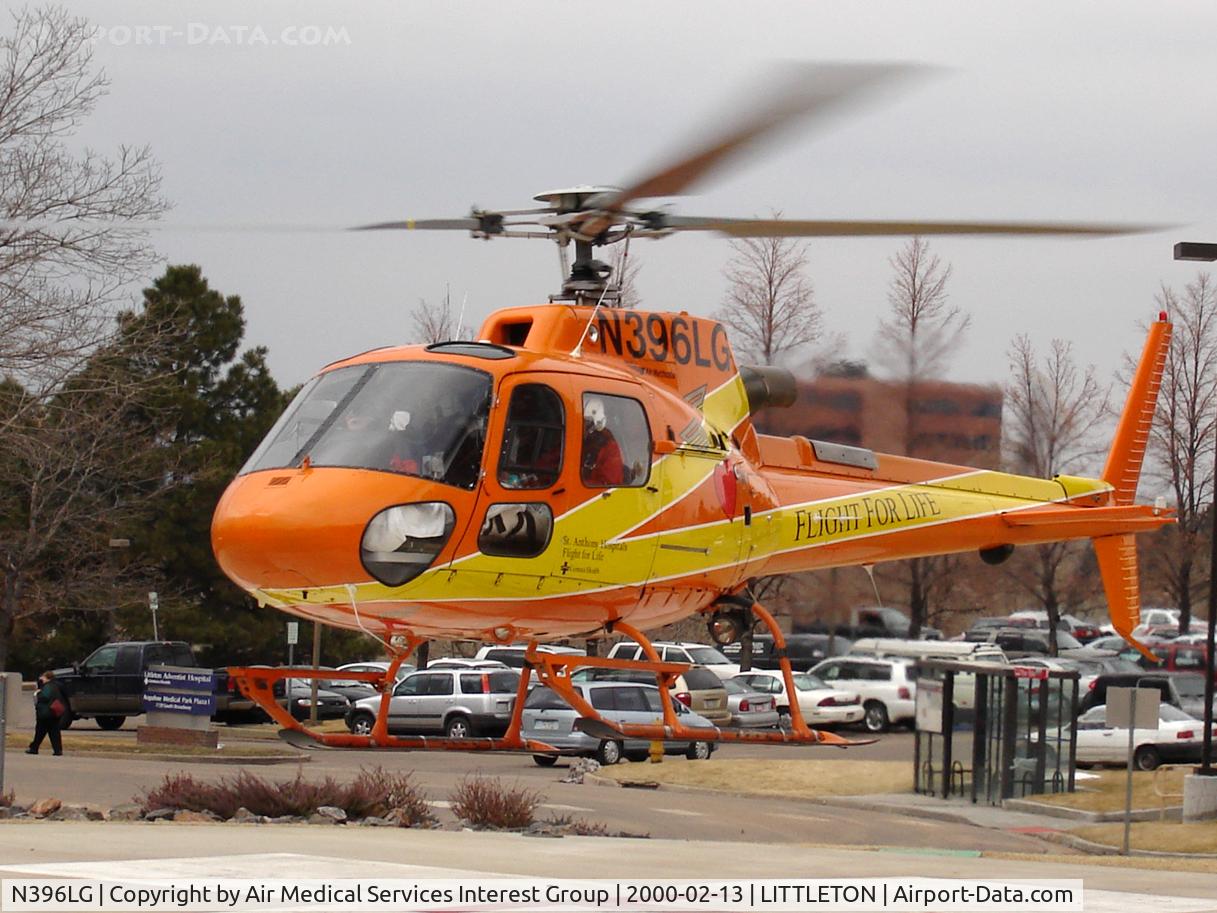 N396LG, 2000 Eurocopter AS-350B-3 Ecureuil Ecureuil C/N 3336, St. Anthony Flight For Life