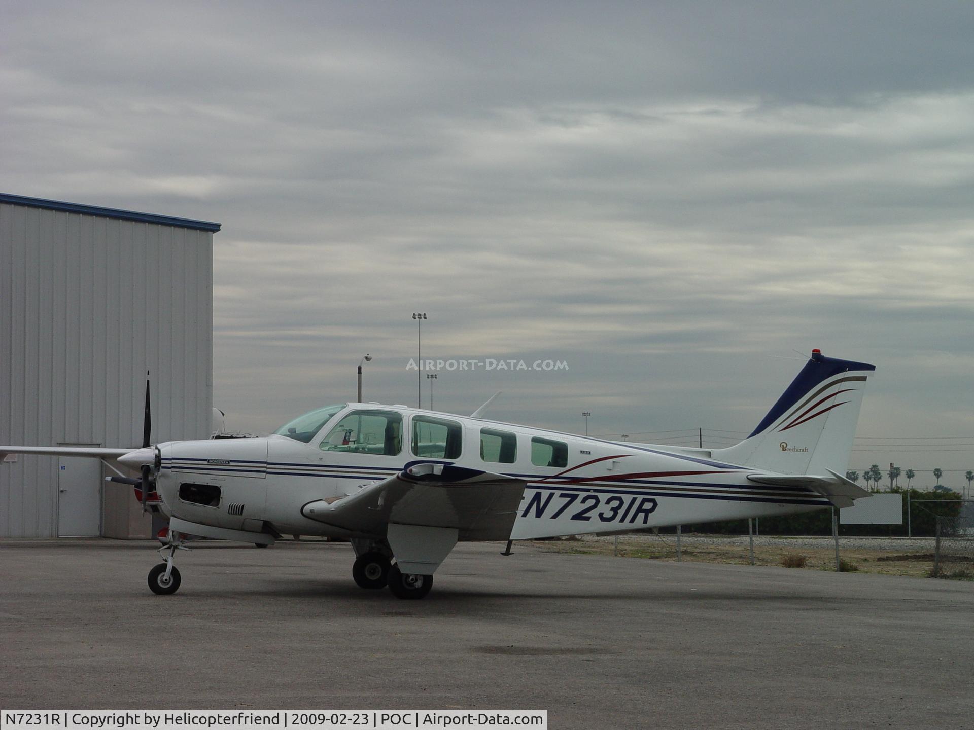 N7231R, 1974 Beech A36 Bonanza 36 C/N E-620, Parked at Howard Aviation