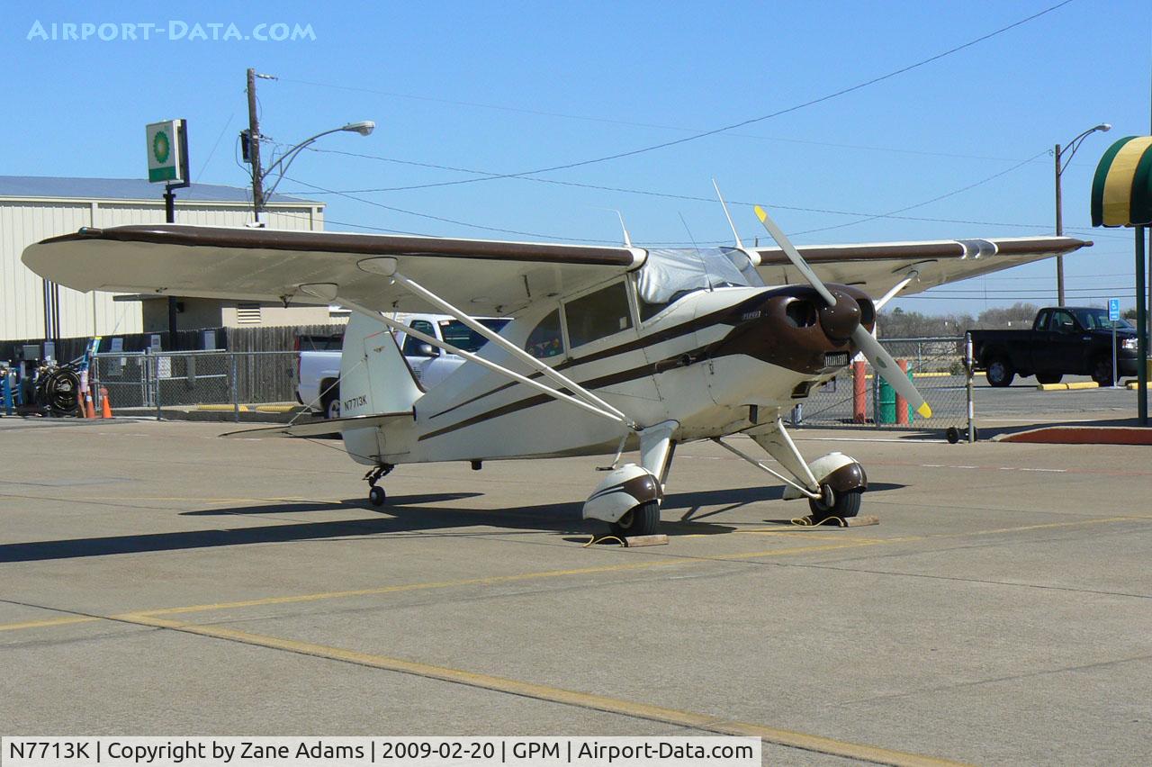 N7713K, 1950 Piper PA-20 Pacer C/N 20-535, At Grand Prairie Municipal