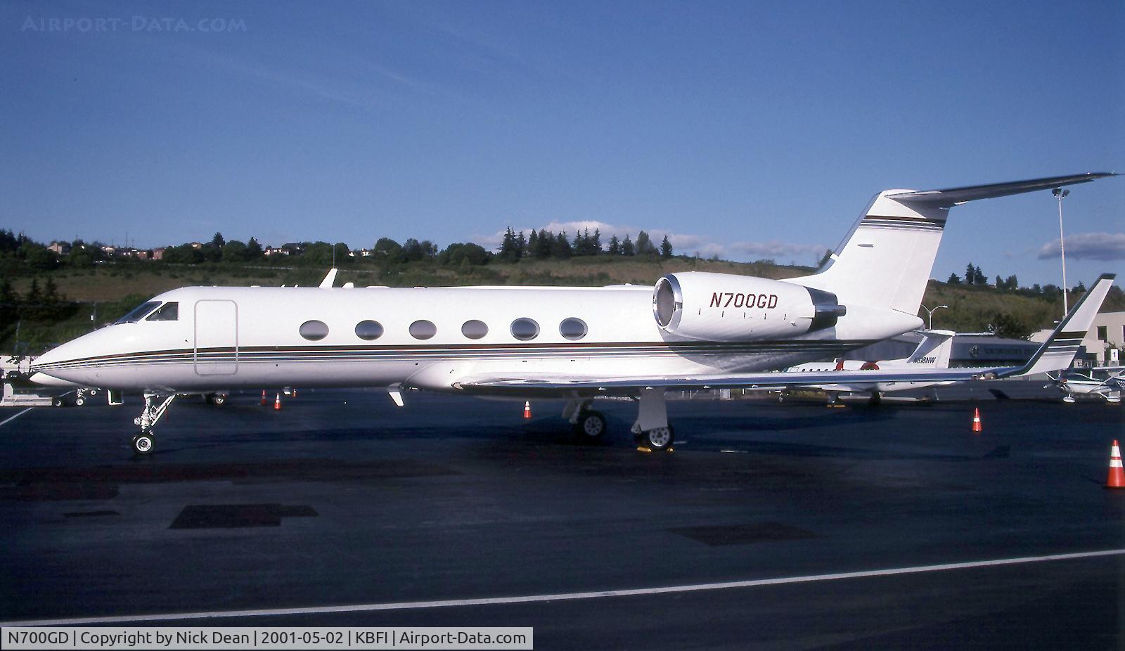 N700GD, 1989 Gulfstream Aerospace G-IV C/N 1104, KBFI