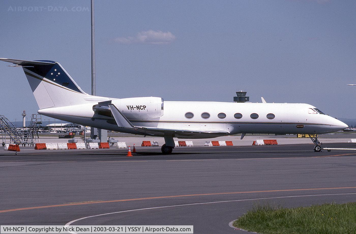 VH-NCP, 1989 Gulfstream Aerospace G-IV C/N 1108, YSSY
