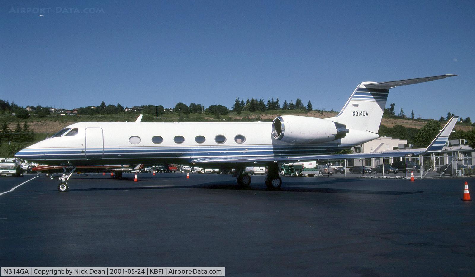 N314GA, 1989 Gulfstream Aerospace Gulfstream IV C/N 1114, KBFI